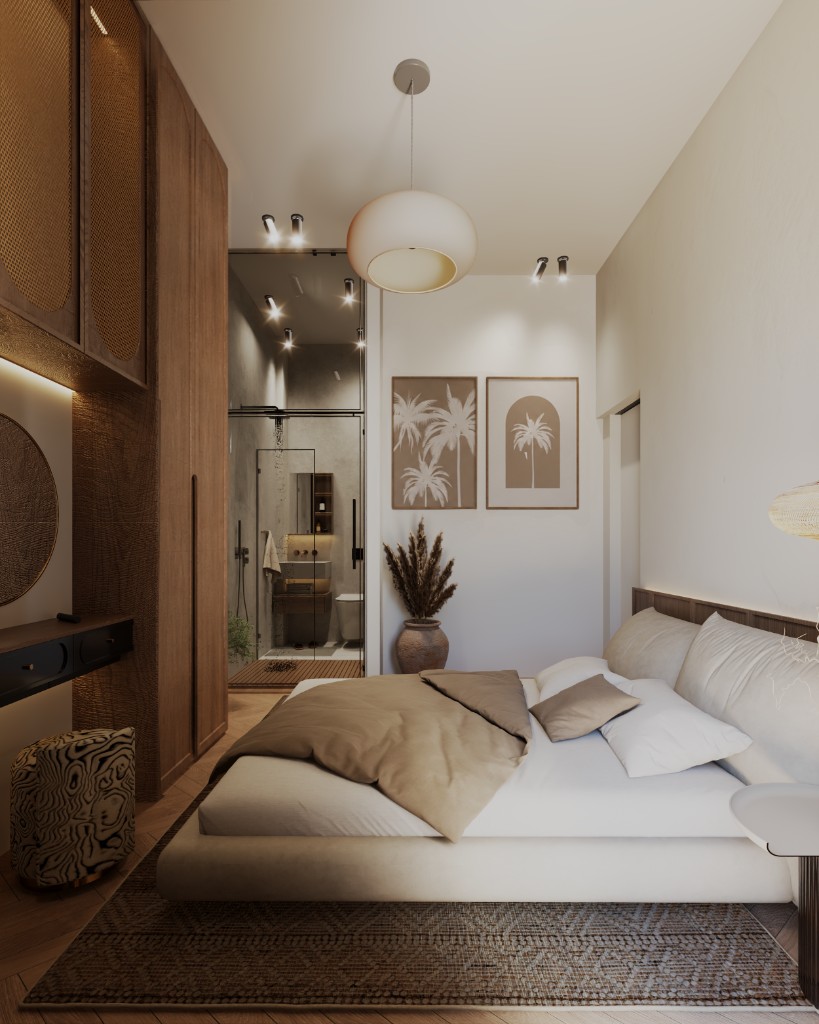 Bohoo Villa — bedroom with ensuite