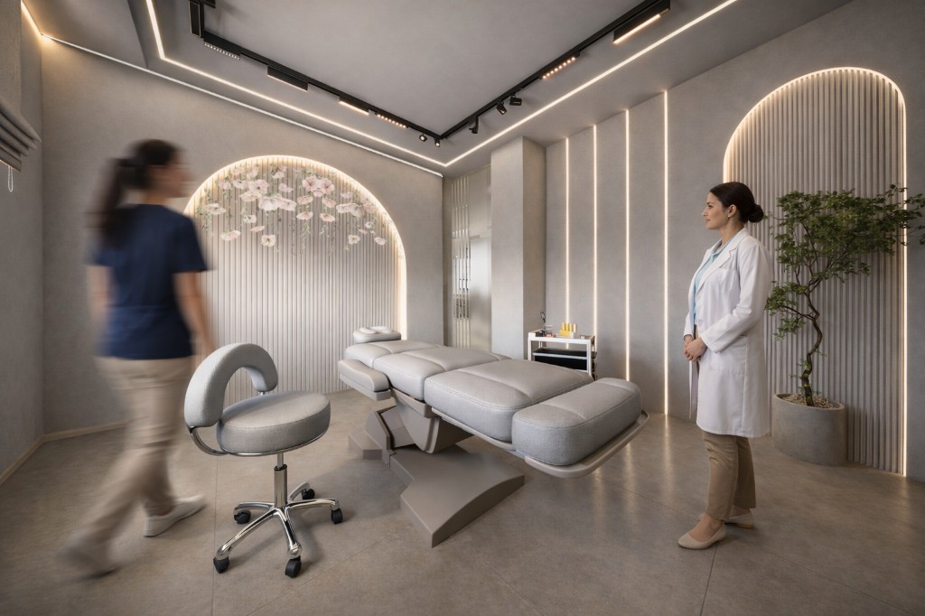 Elara Clinic — laser treatment room